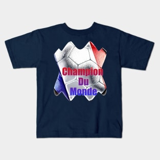 Soccer France Champion du monde Kids T-Shirt